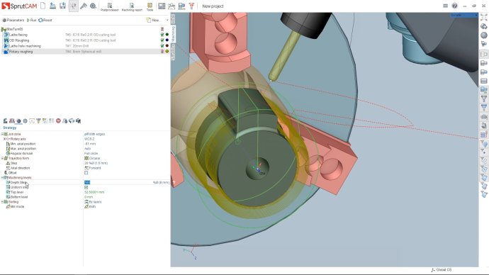 Токарно-фрезерная обработка SprutCAM